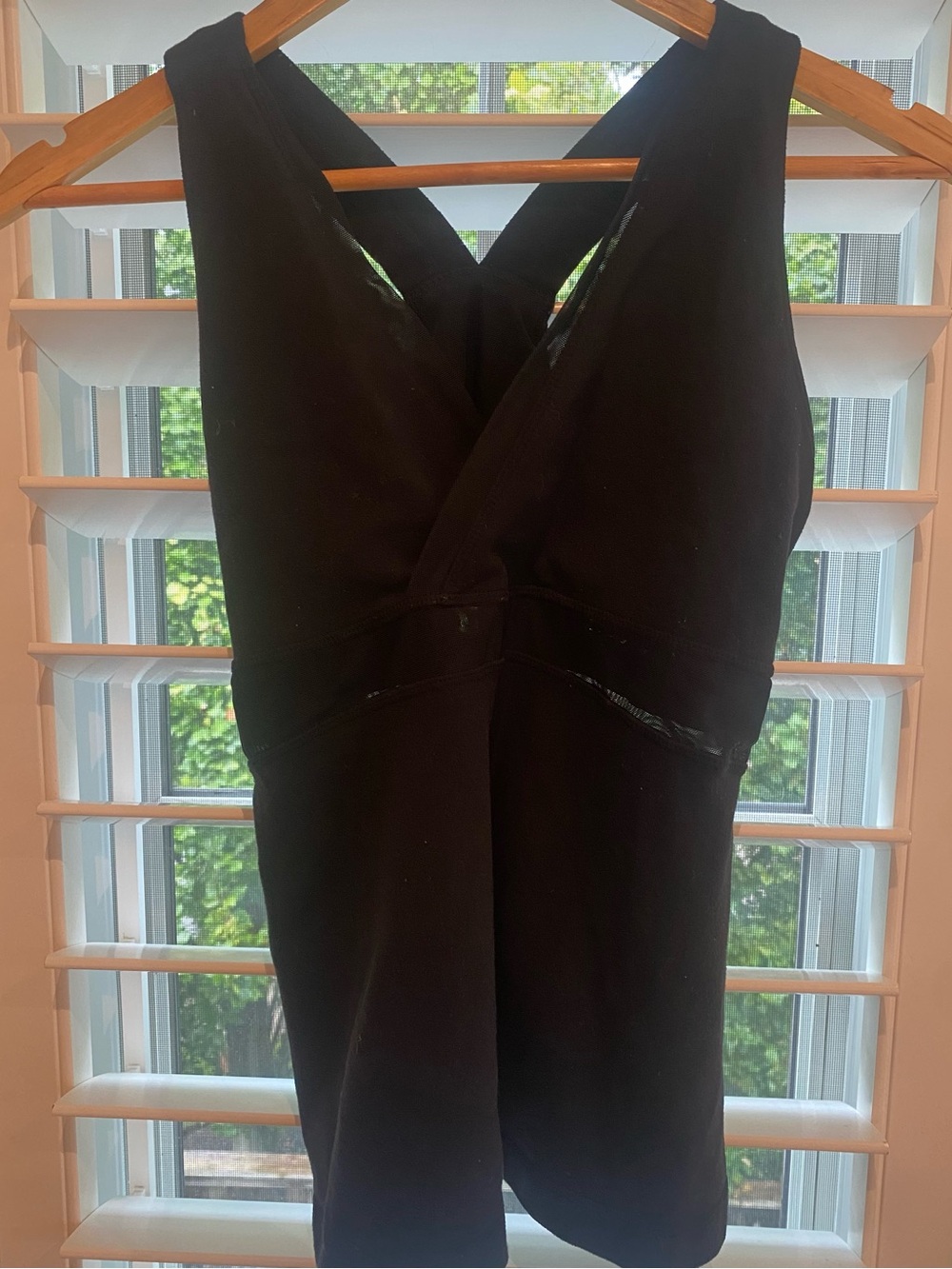 Lululemon Black V-Neck Tank